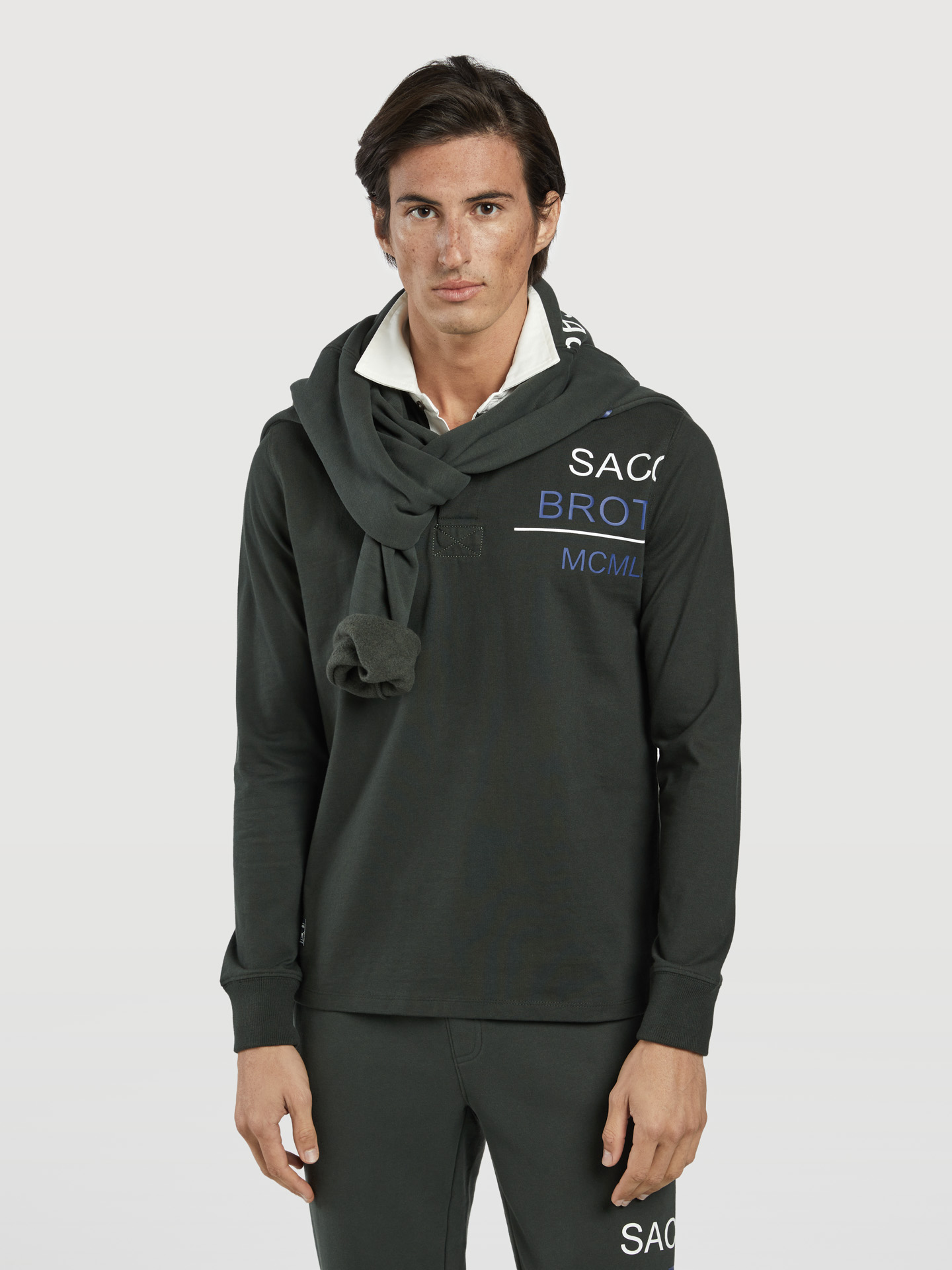 Gen Z Collection rugby polo with branding