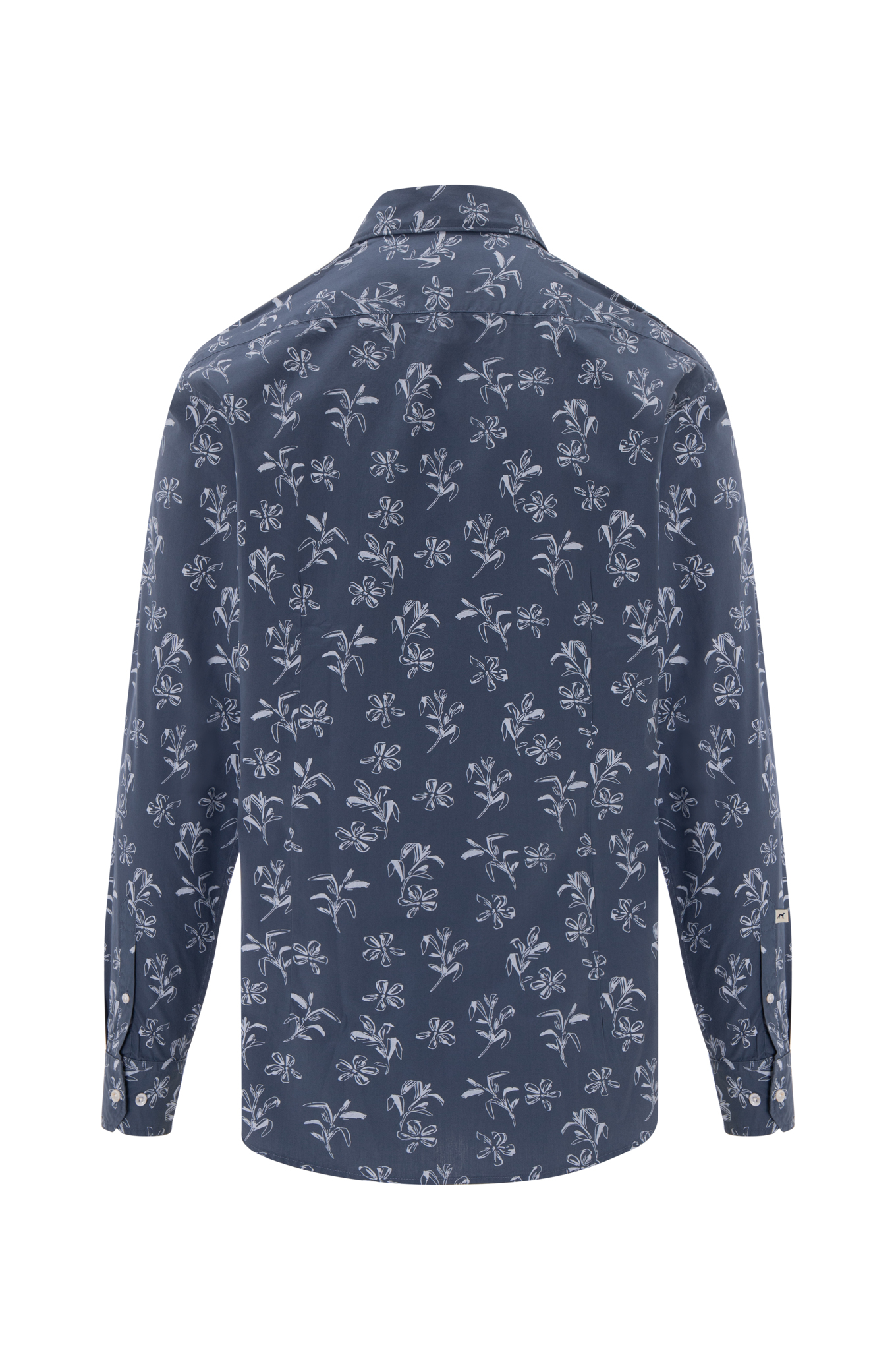 Slim fit prints edition garment dye shirt