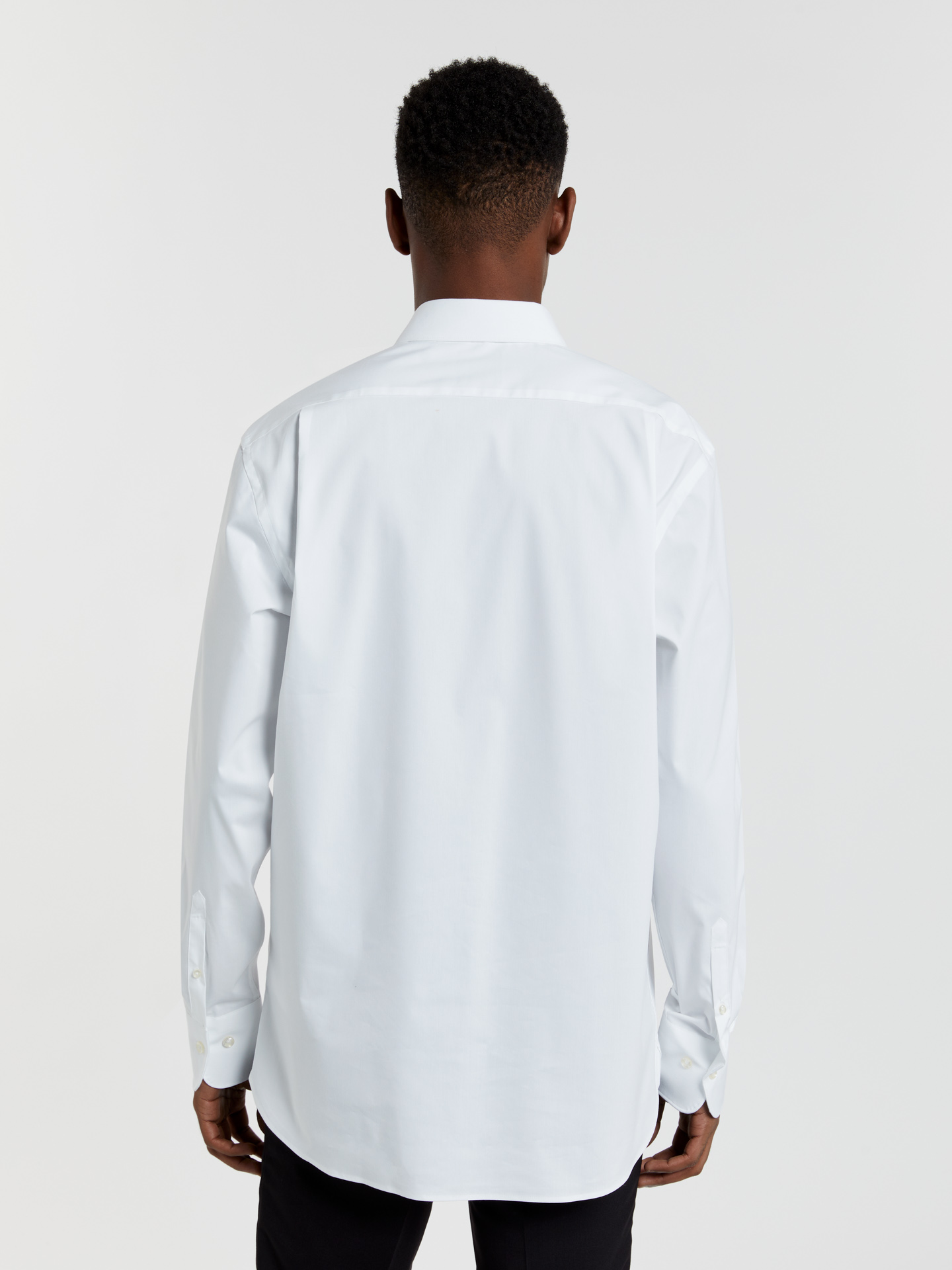 Regular fit k-easy plain poplin comfort formal shirt