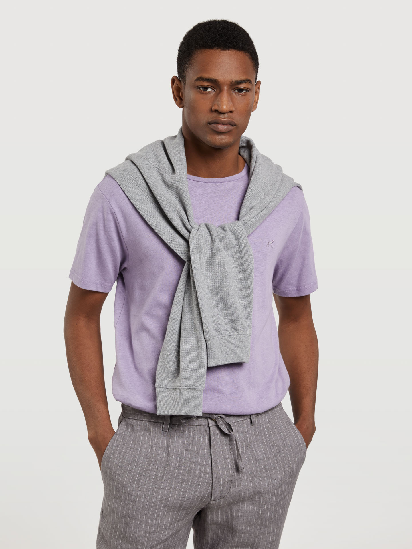 Linen and Cotton blend T-shirt