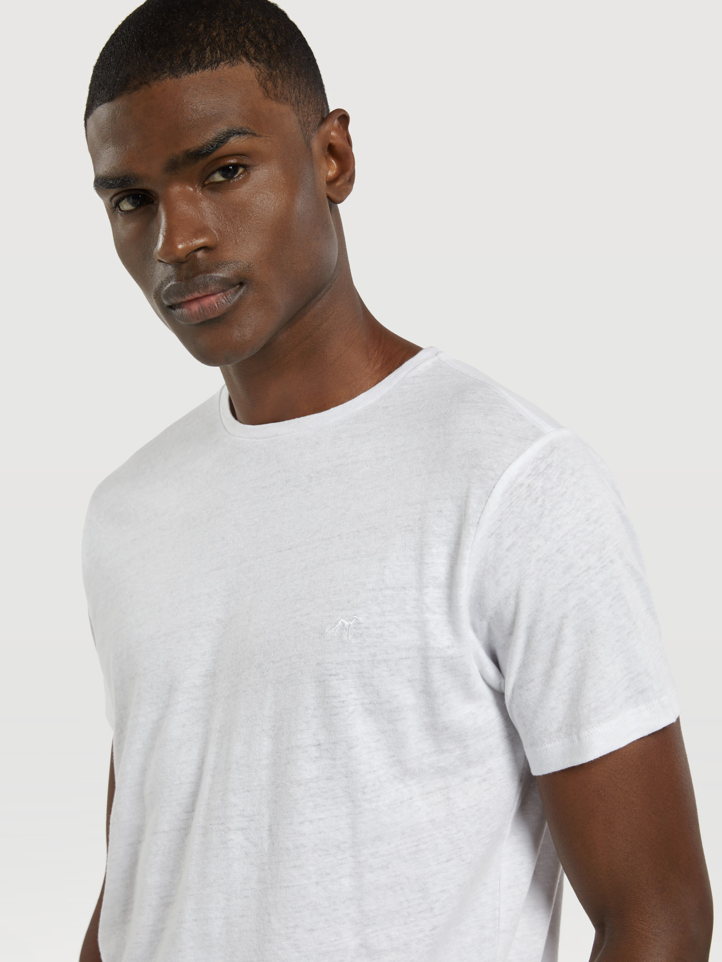 Linen and Cotton blend T-shirt