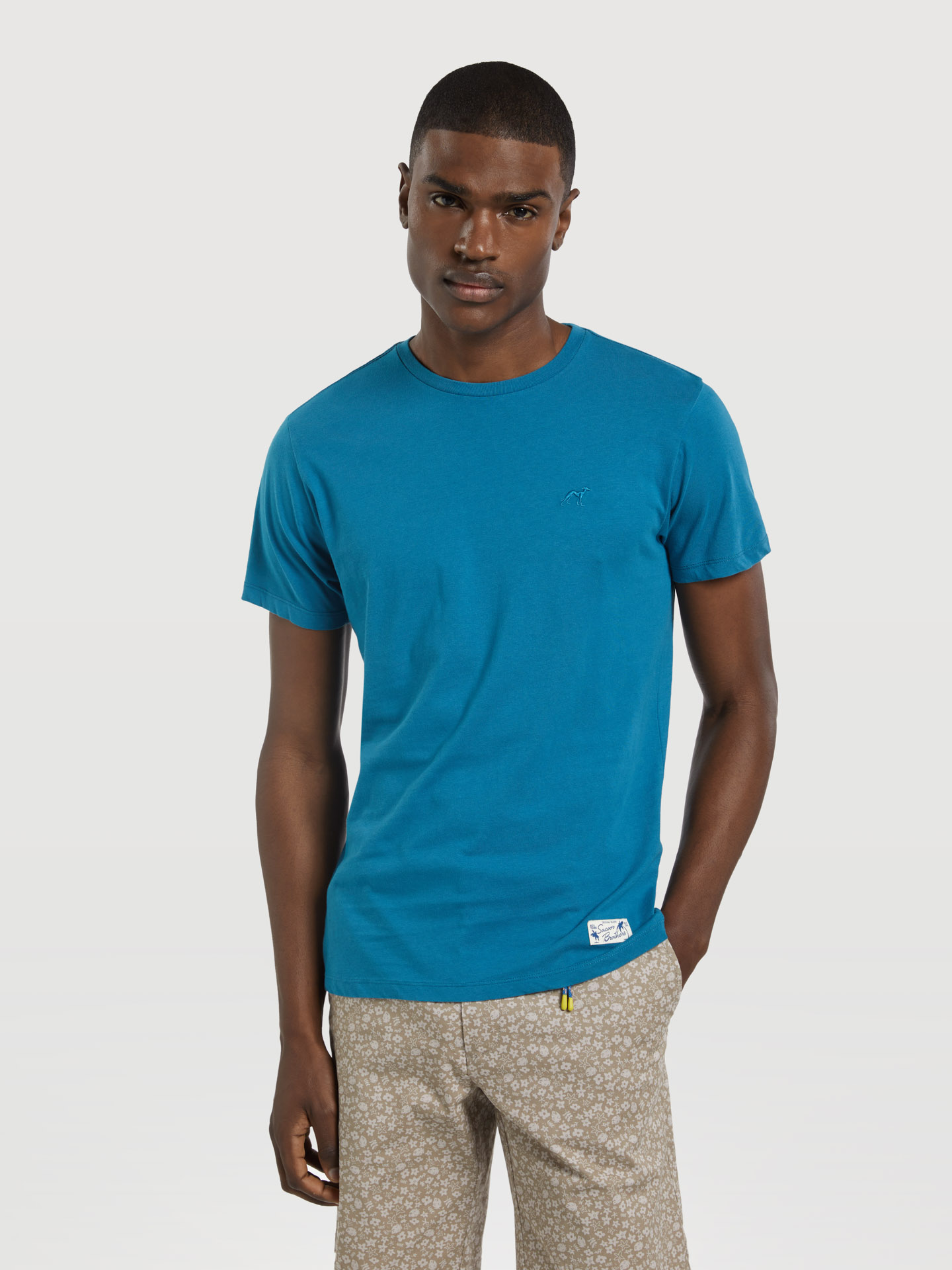 Respekt T-shirt With Chest Logo Embroidery