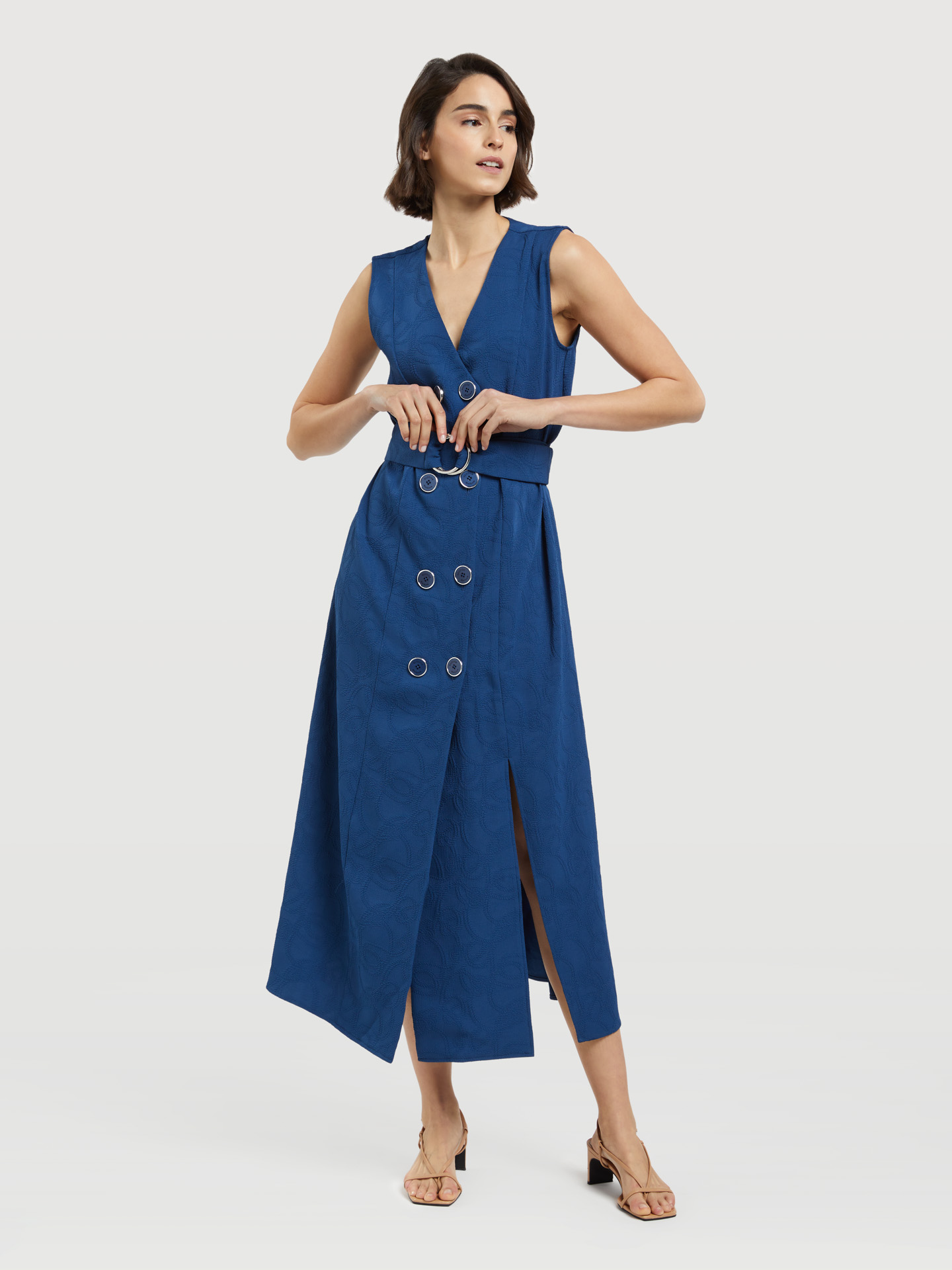 Knots Jacquard Dress