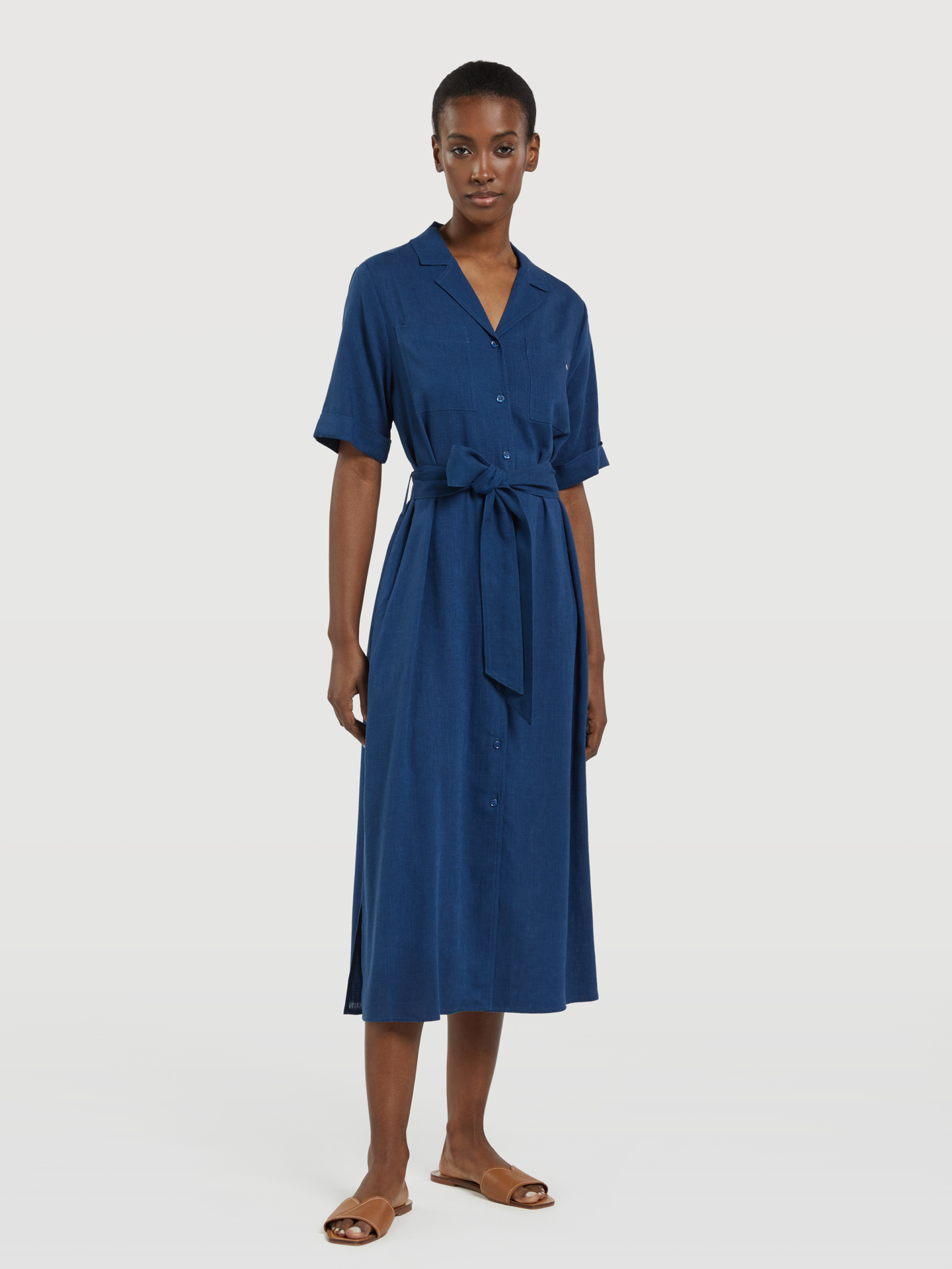 Long Dress With Belt