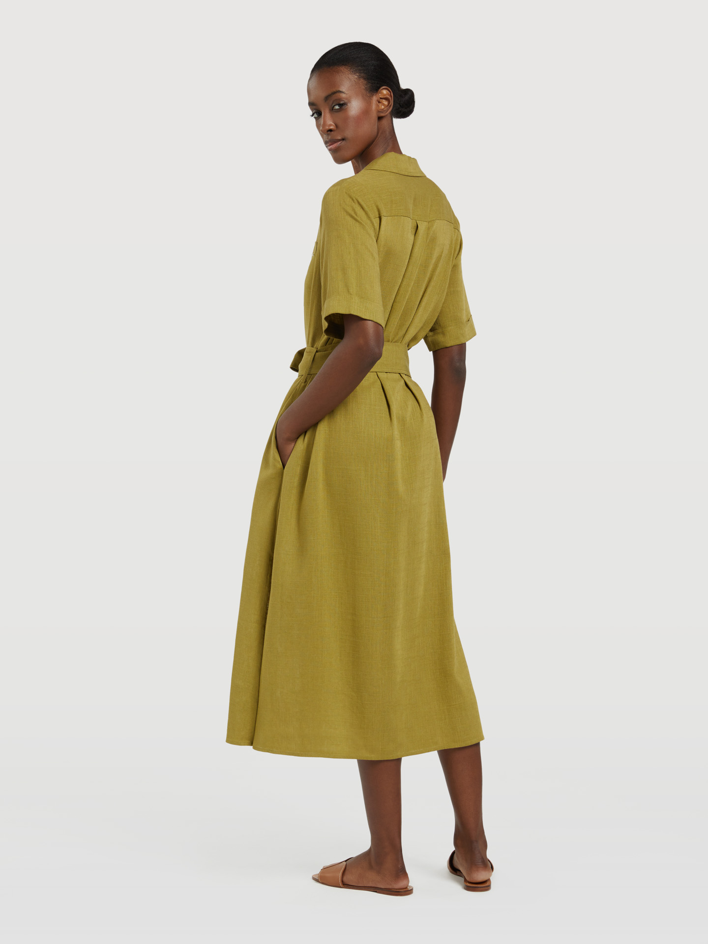 Long Dress With Belt