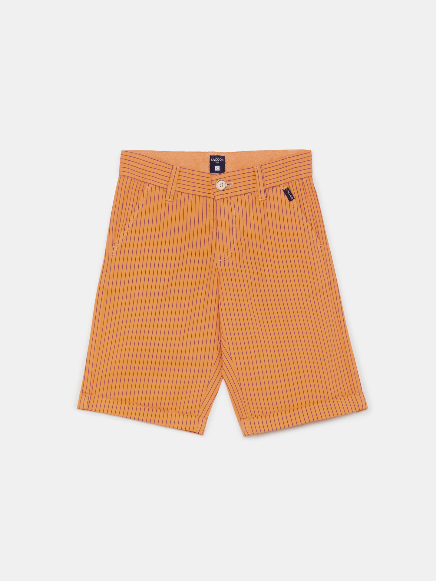 Striped Bermuda Shorts