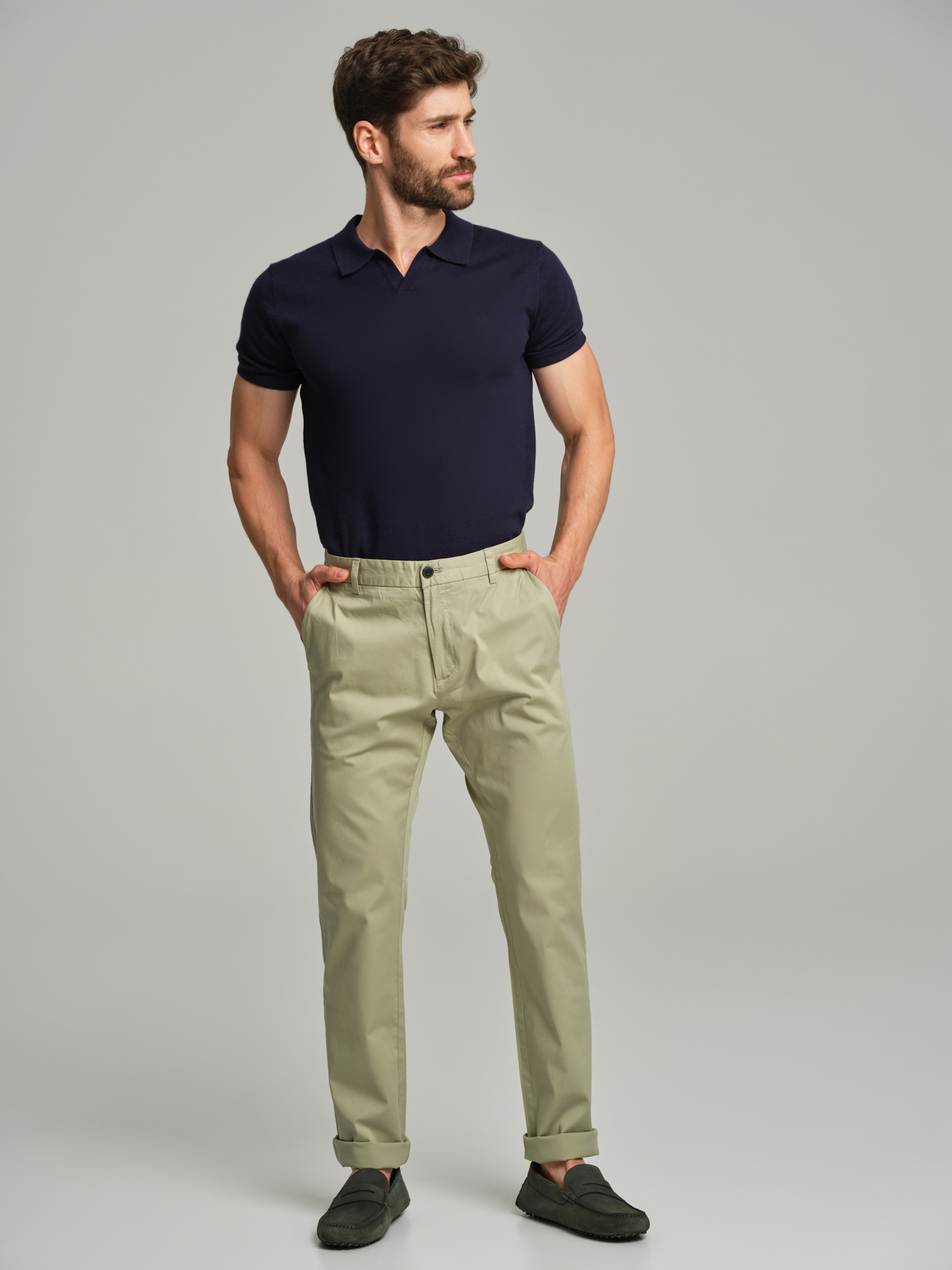 Respekt' Organic Cotton garment dye chino trousers