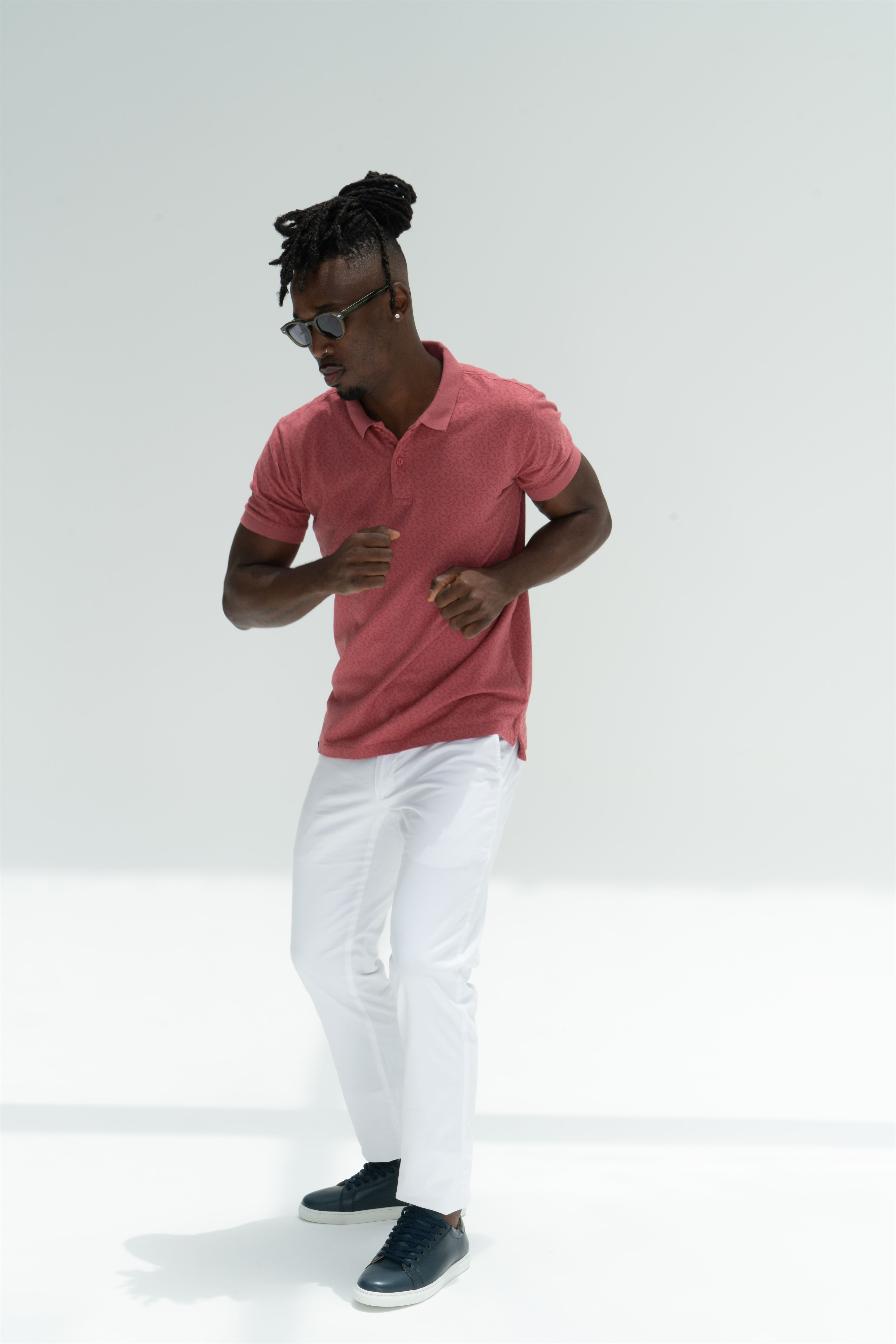 Allover Print Polo Piquet