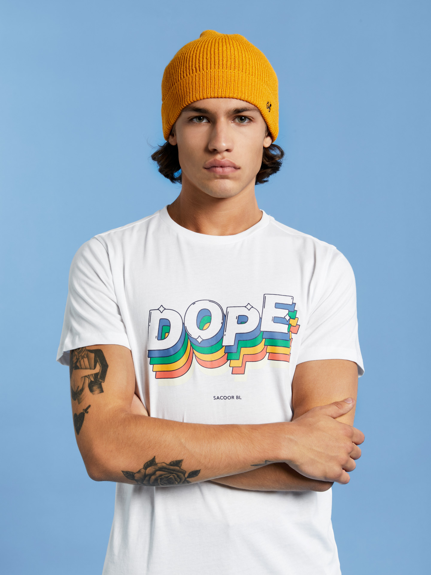 Men's short sleeve t-shirt with print