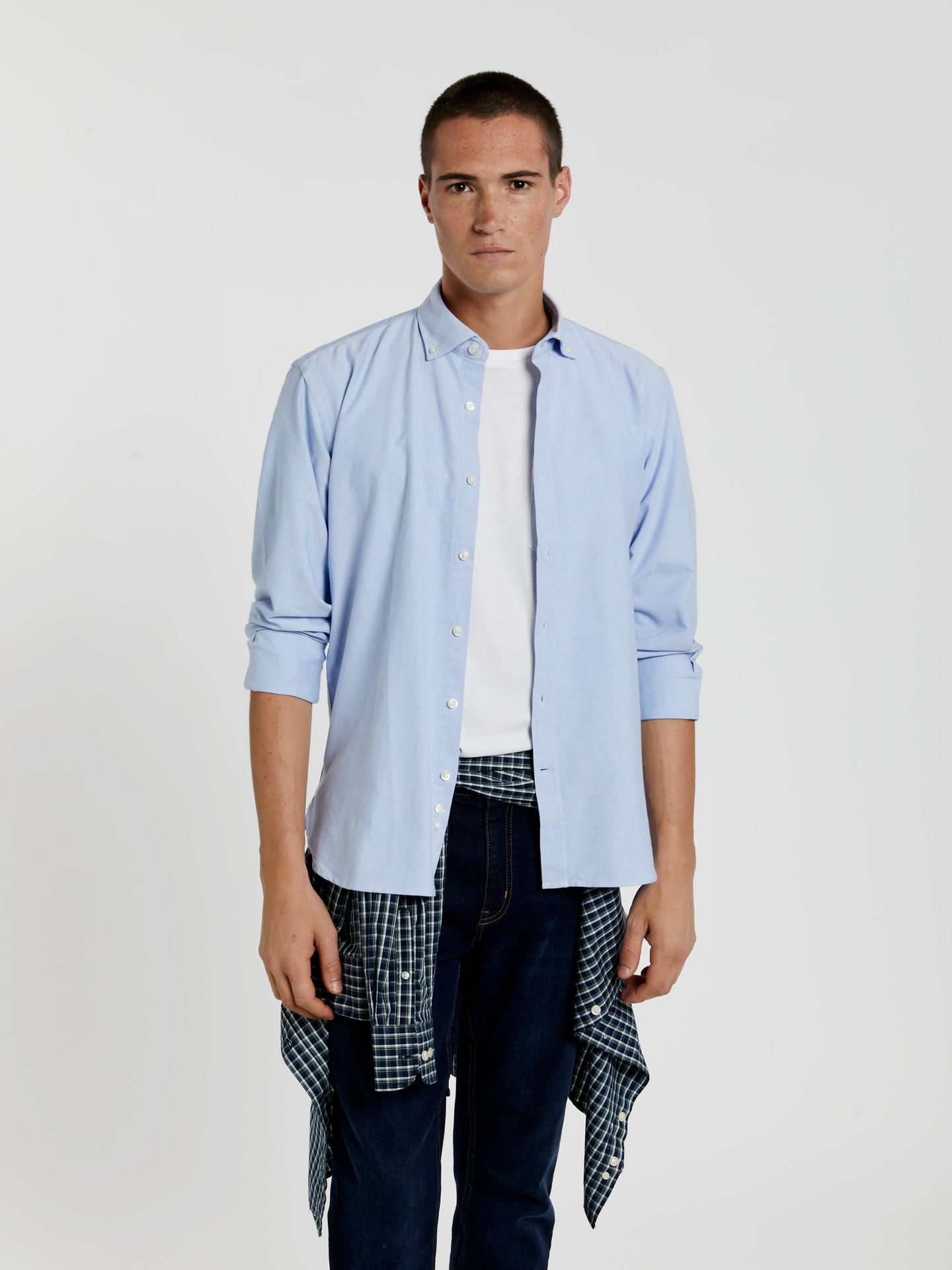 Men's Slim Shirt Button Down