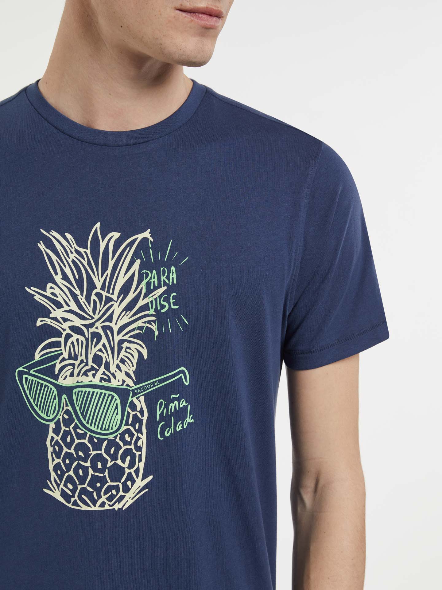 Man's T-shirt Cool Pineapple