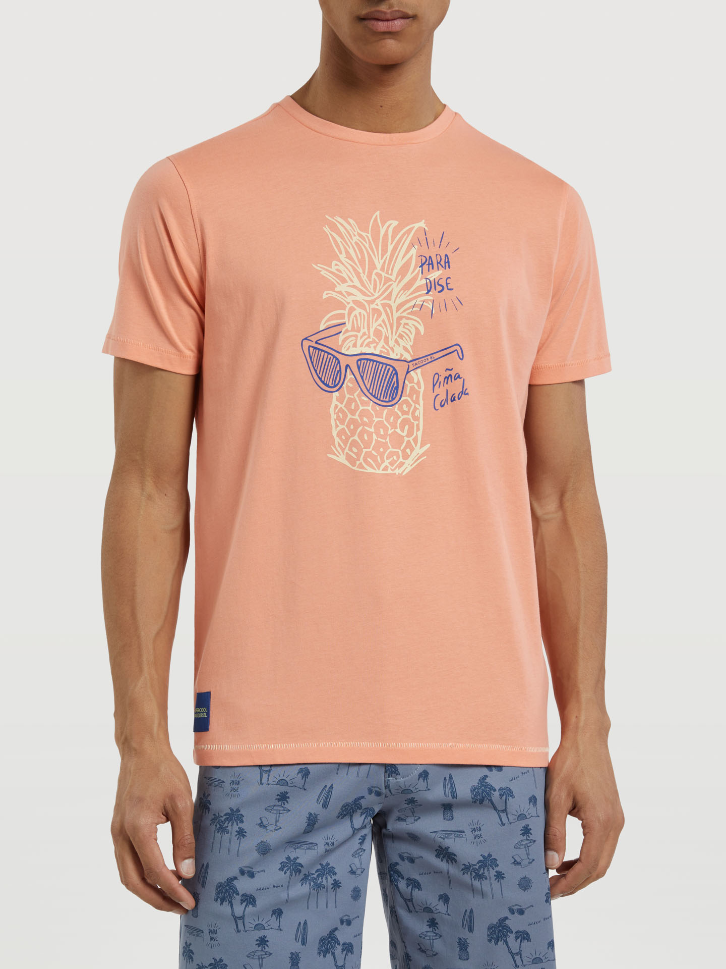 Man's T-shirt Cool Pineapple