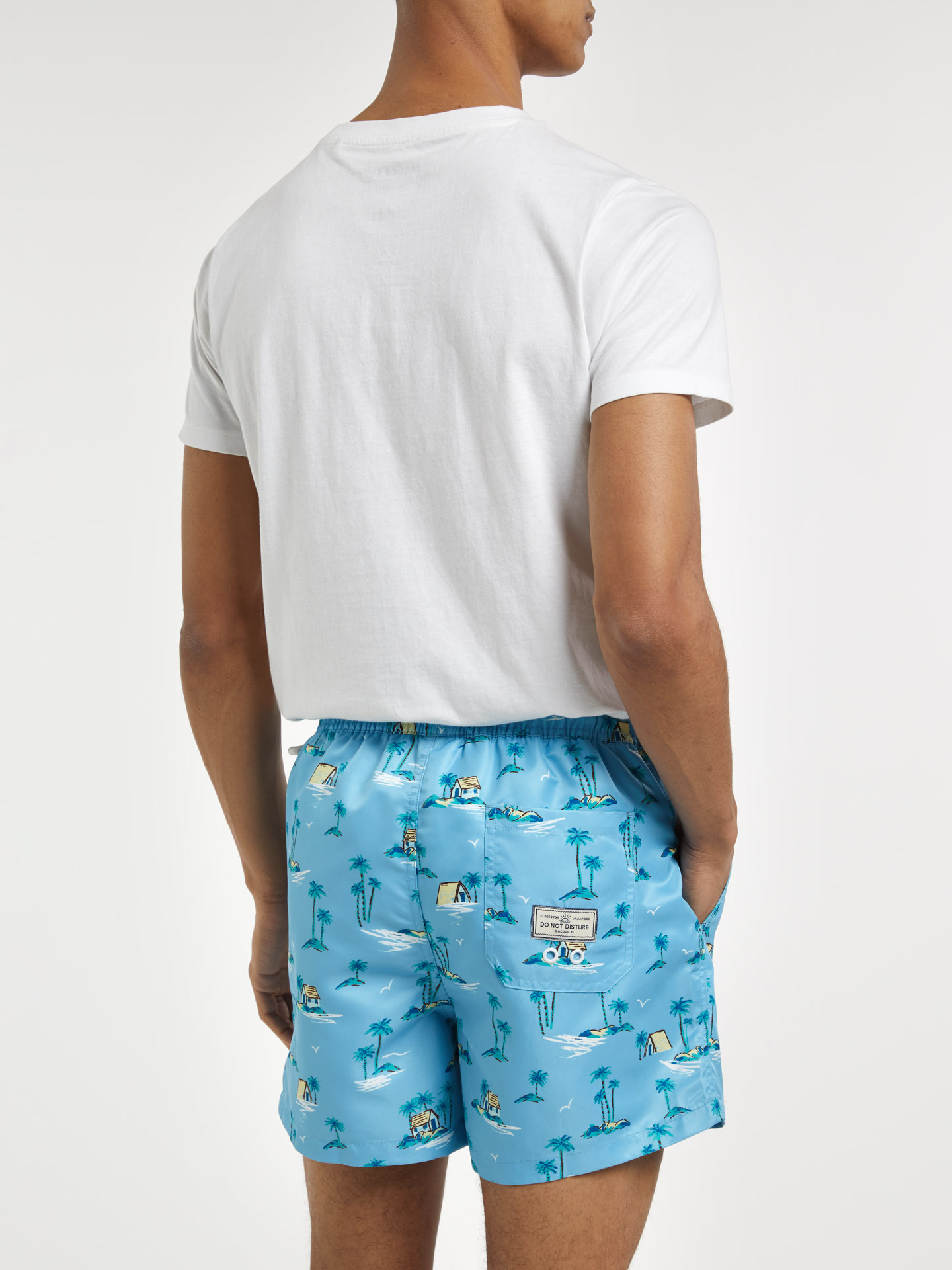 Man's allover beachwear shorts