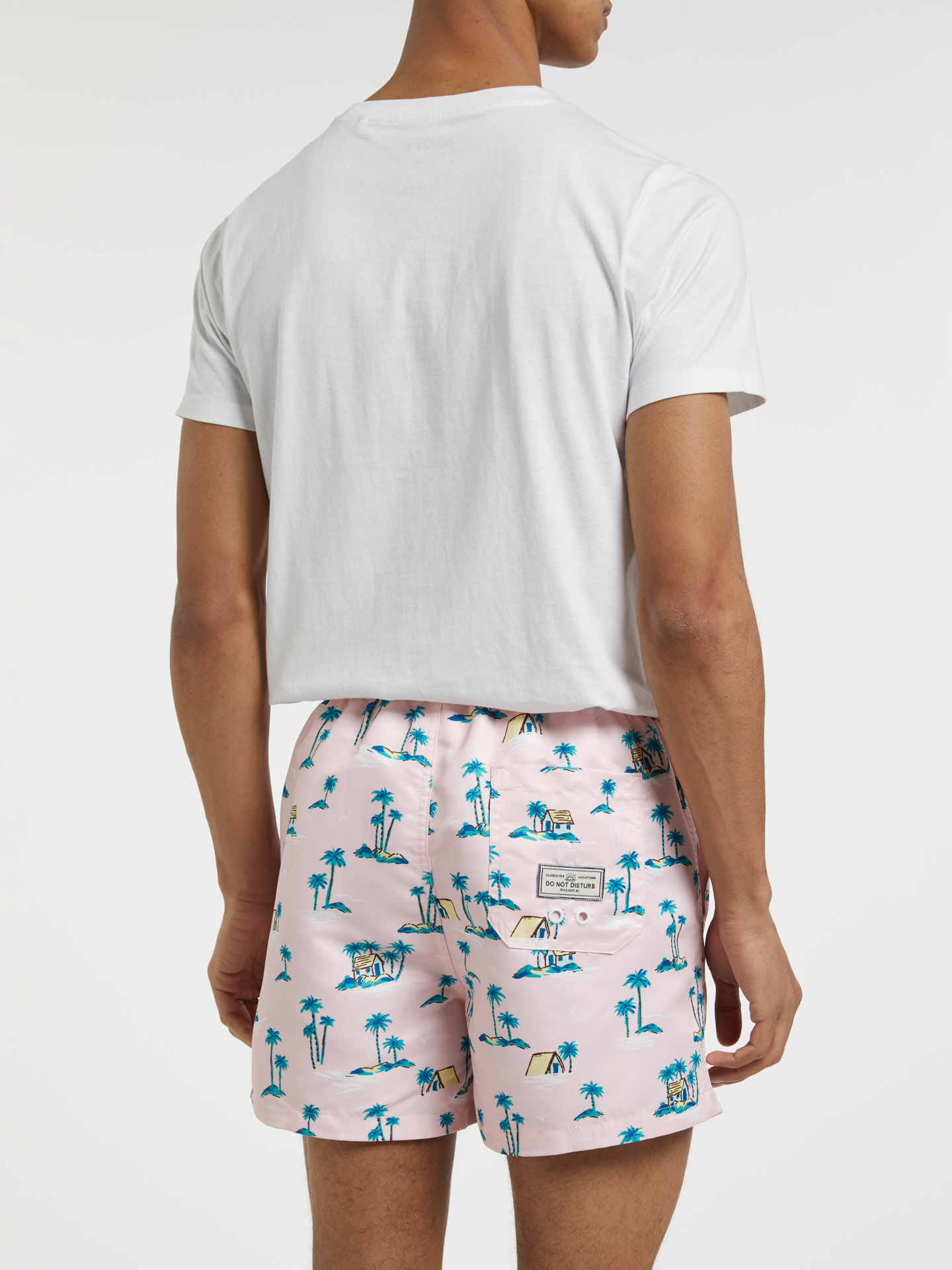 Man's allover beachwear shorts