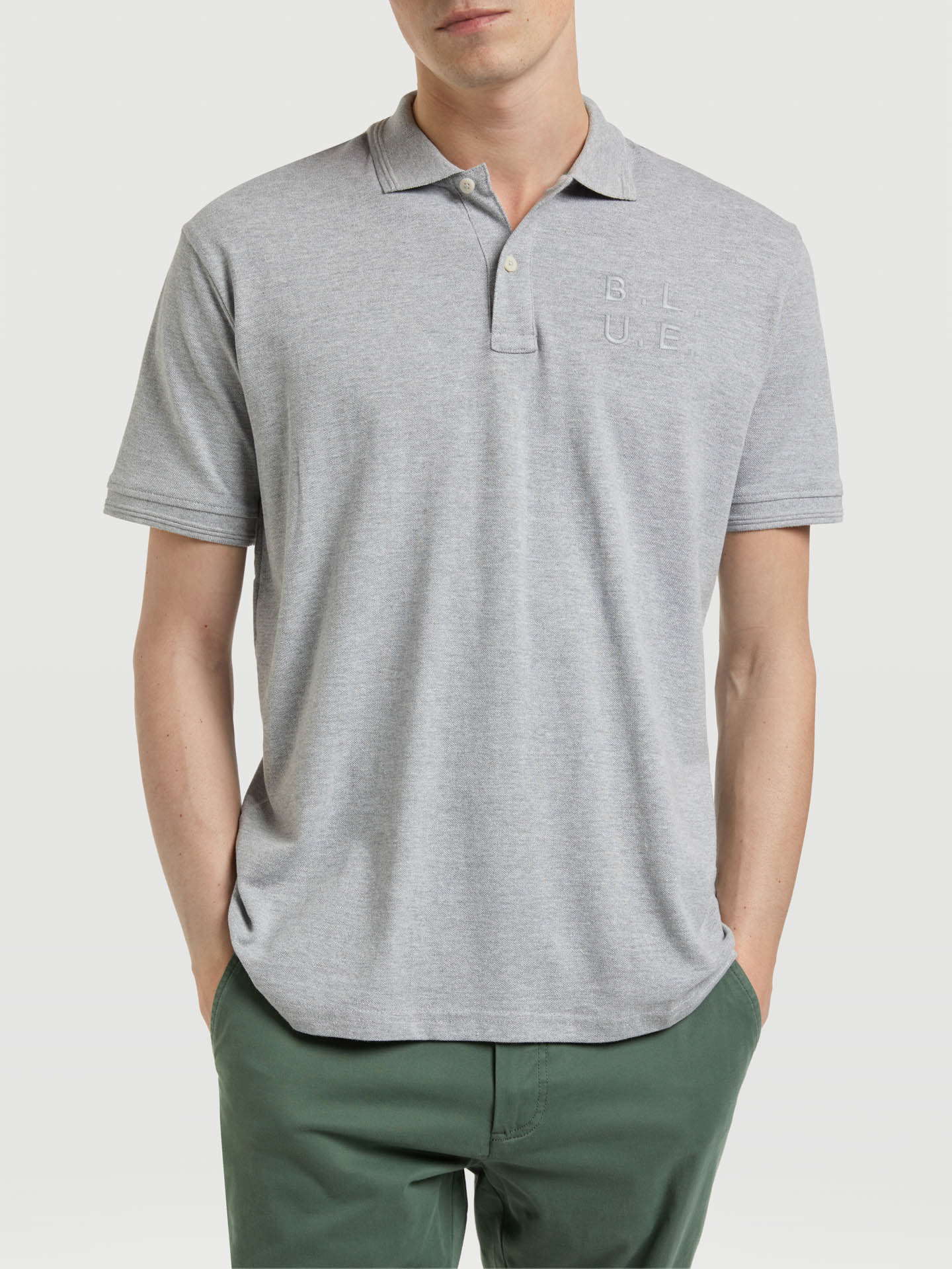 Menâ€™s polo shirt with cool embroidery