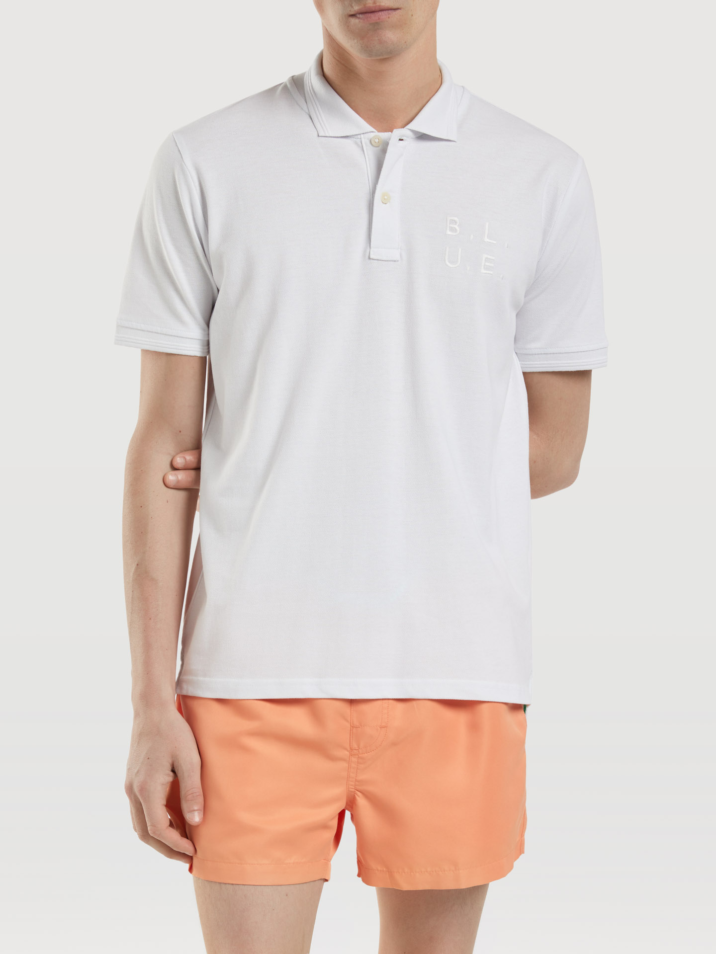 Menâ€™s polo shirt with cool embroidery