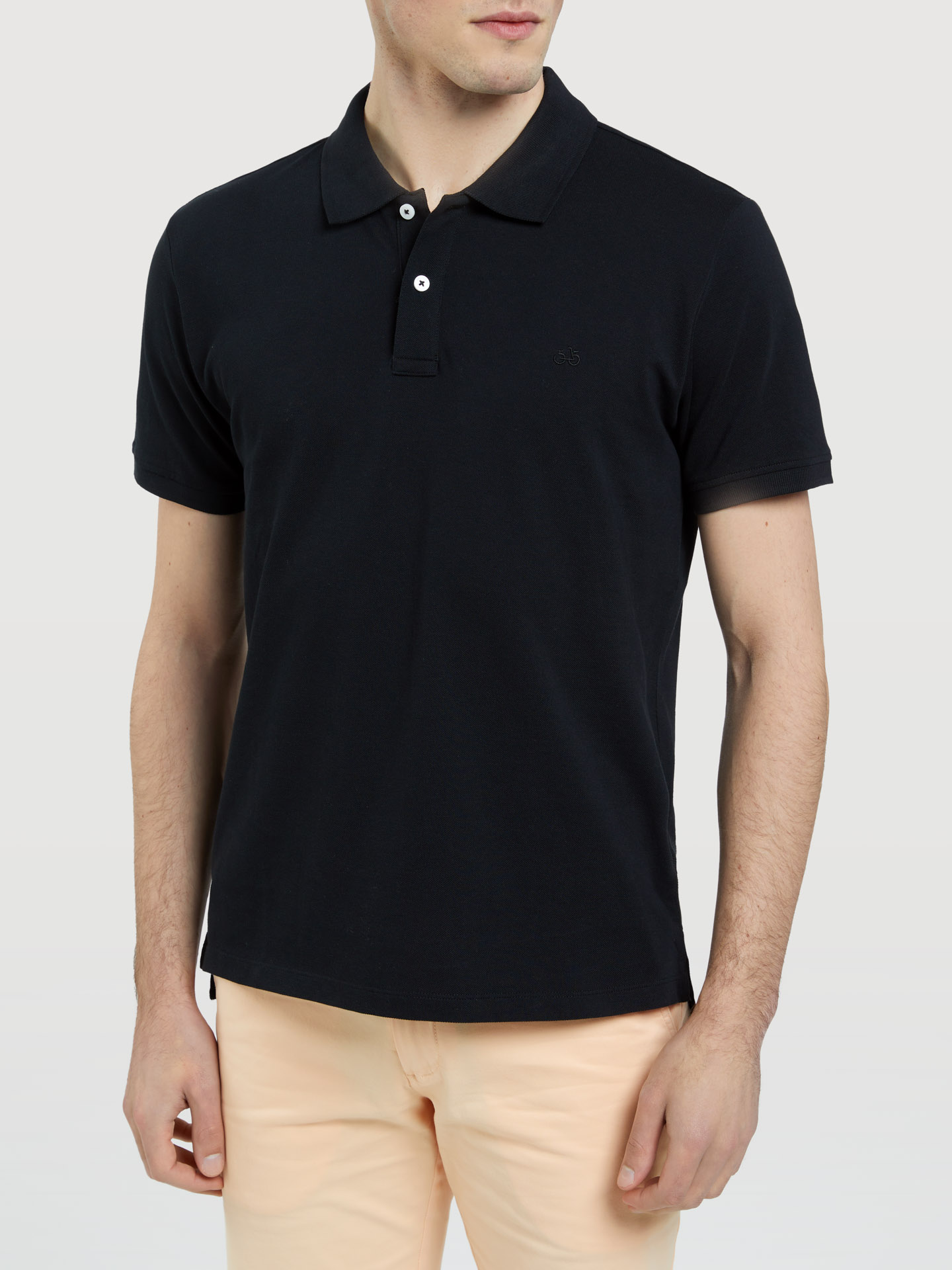The basic short-sleeved polo shirt by SACOOR BLUE