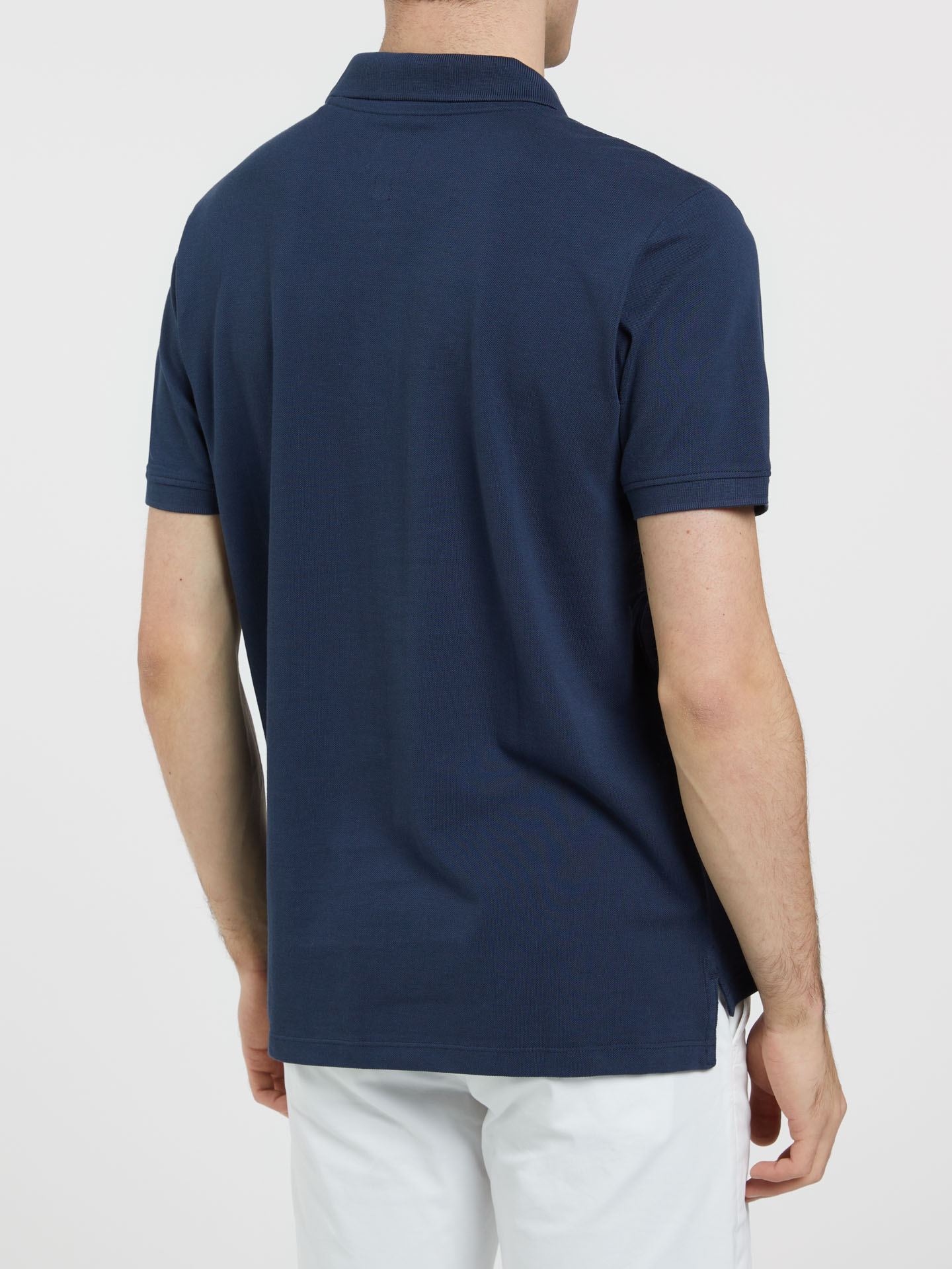The basic short-sleeved polo shirt by SACOOR BLUE