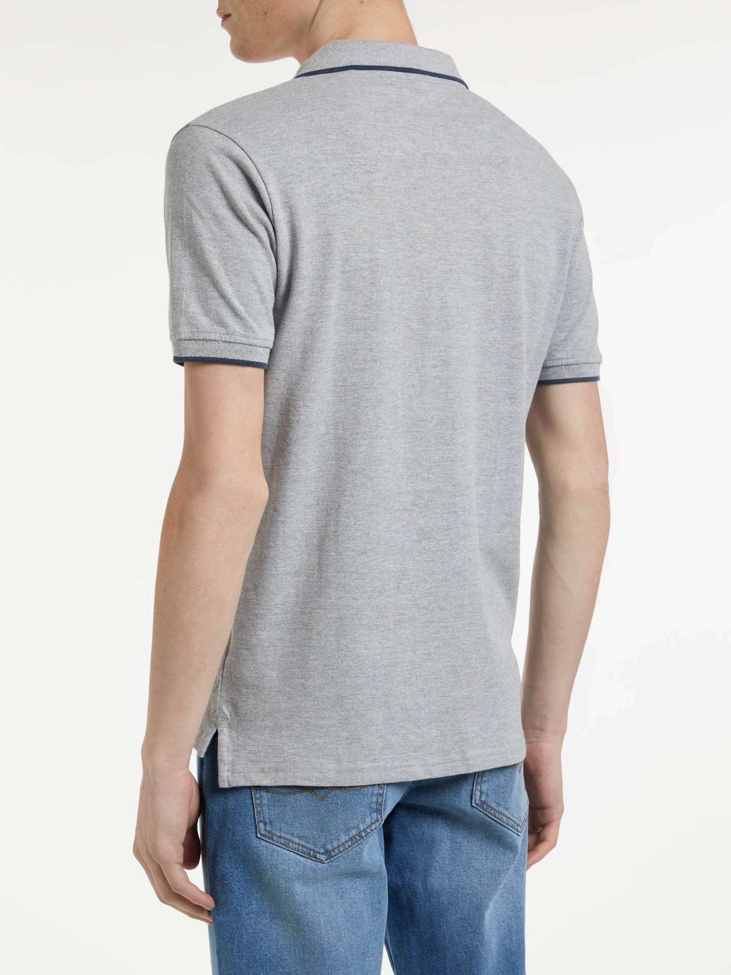 A minimalist-styled polo shirt by SACOOR BLUE