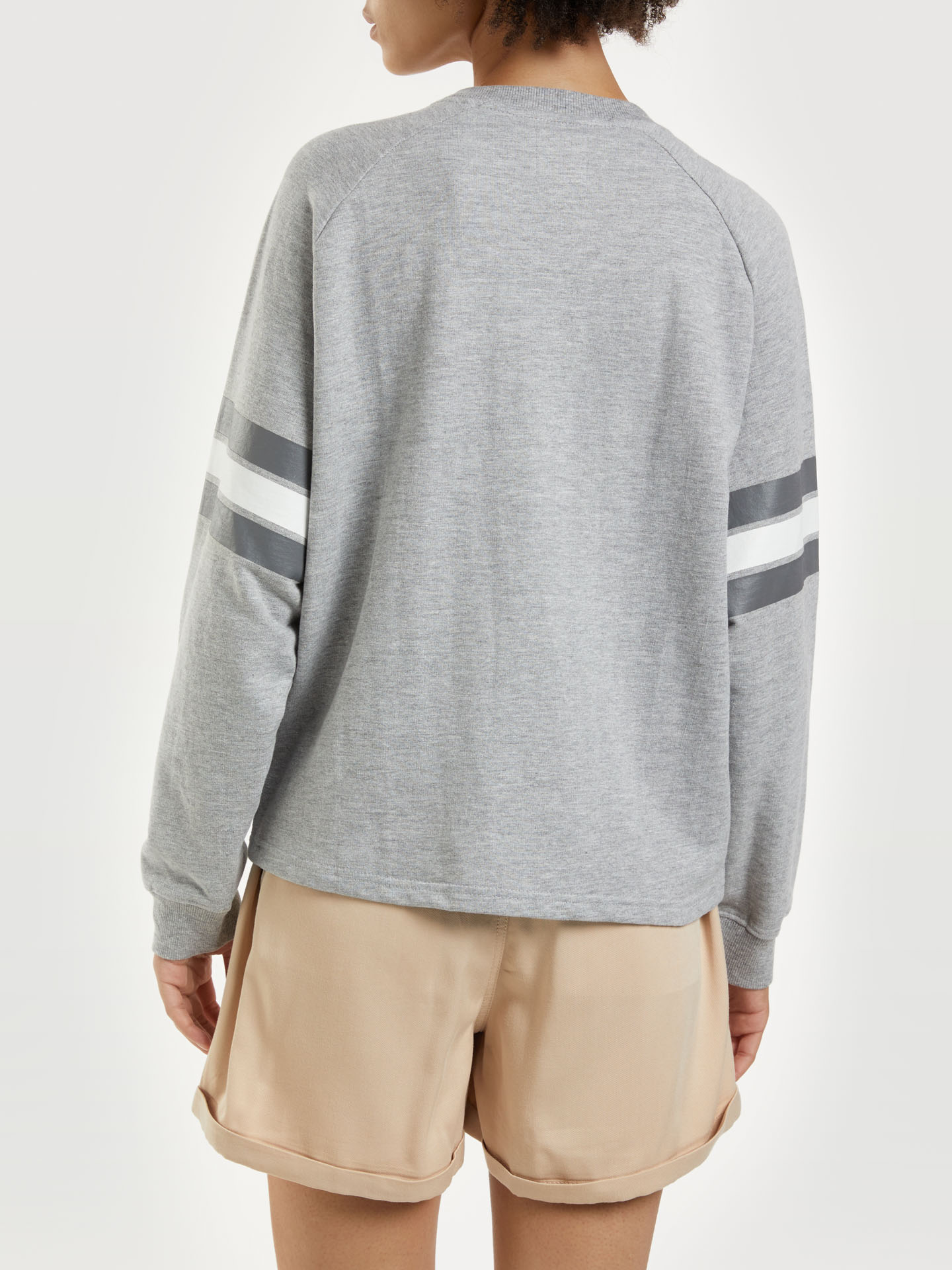 Women's printed sweatshirt by SACOOR BLUE